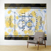 18世紀の磁器 結婚記念日を祝うエレガントなタペストリー タペストリー (インサイチュ(横))