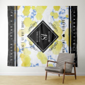 18世紀の磁器 結婚18周年記念日 タペストリー (インサイチュ(横))