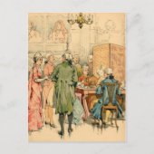 18世紀の社会化 ポストカード (正面)