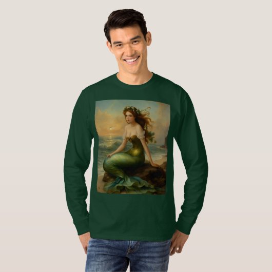 18世紀の脾臓の人魚へのロマンチックな歌 Tシャツ (正面フル)