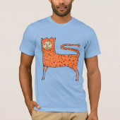 18世紀イギリスのプリミティブライオン Tシャツ (正面)