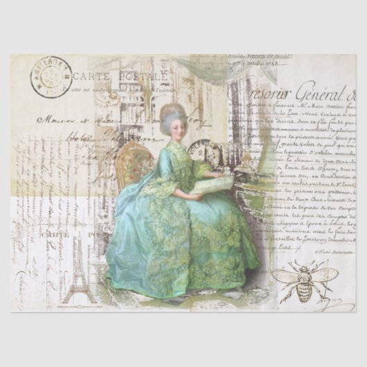 18世紀エフェメ王室のラ 薄葉紙 (正面)