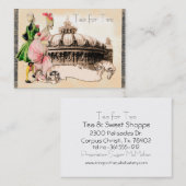 18世紀カップルとパリのオペラハウス 名刺 (正面/裏面)