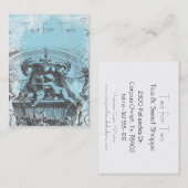 18世紀チェルブロコ 名刺 (正面/裏面)