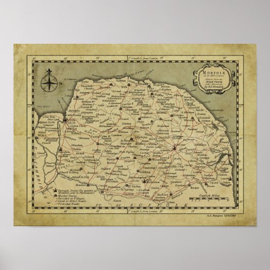18世紀ノーフォーク ポスター (正面)