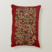 18世紀バロック・ロココつる植物&バードパターン アクセントクッション (裏面(縦))