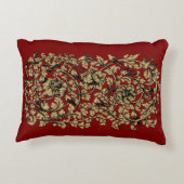 18世紀バロック・ロココつる植物&バードパターン アクセントクッション (裏面)