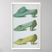 18世紀ファッションビクトリアンシューズプレートX VIII ポスター (正面)