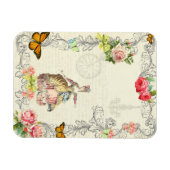 18世紀ファッション磁石ヴィンテージコラージュ マグネット (横)