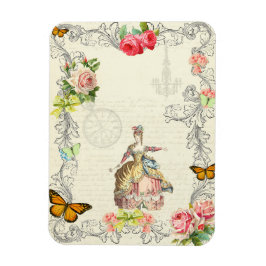 18世紀ファッション磁石ヴィンテージコラージュ マグネット