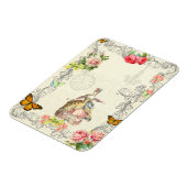 18世紀ファッション磁石ヴィンテージコラージュ マグネット (左側)