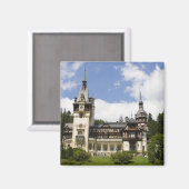 18世紀ペレス城，シナイ，ルーマニア， マグネット (正面/裏面)