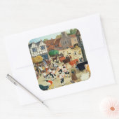 18世紀メイフェア牛市場 スクエアシール (封筒)