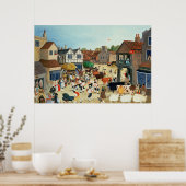 18世紀メイフェア牛市場 ポスター (キッチン)