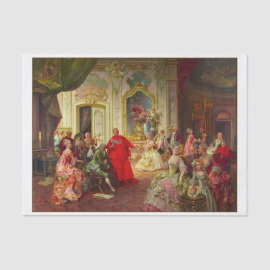 18世紀モチーフエレガントデコpageを集める 薄葉紙 (正面)