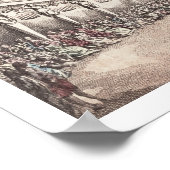 18世紀ヴェネツィアのコンサートホール(色豊) ポスター (角)