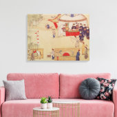 18世紀後半のアーチェリー・コンテスト キャンバスプリント (インサイチュ (リビング))