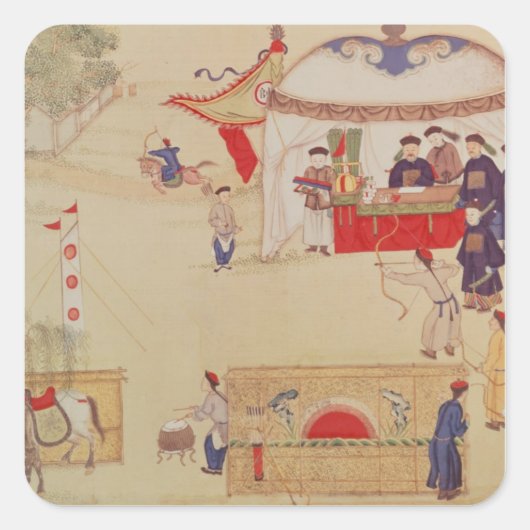 18世紀後半のアーチェリー・コンテスト スクエアシール (正面)