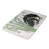 18世紀日本の植物カエル バスマット (アングル)