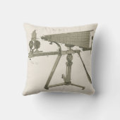 18世紀顕微鏡アンティーク科学楽器 クッション (裏面)