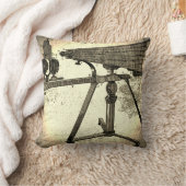 18世紀顕微鏡アンティーク科学楽器 クッション (ブランケット)