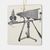 18世紀顕微鏡アンティーク科学楽器 セラミックオーナメント (左)