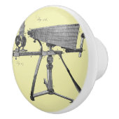 18世紀顕微鏡アンティーク科学楽器 セラミックノブ (右)