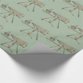 18世紀顕微鏡アンティーク科学楽器 ラッピングペーパー (角)