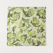 18世紀:フローラアンティーク壁紙 タペストリー (正面(横))