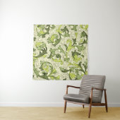 18世紀:フローラアンティーク壁紙 タペストリー (インサイチュ)