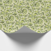 18世紀：フローラアンティーク壁紙 ラッピングペーパー (角)