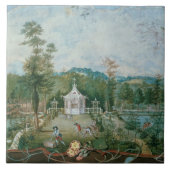 18中国の世紀の英語庭園の館 タイル (正面)