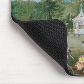 18中国の世紀の英語庭園の館 マウスパッド (コーナー)