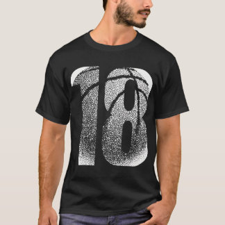 18位誕生日ボーイバスケットボール選手バスケットボール18 Tシャツ