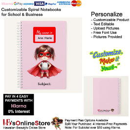 18個のスーパーヒーロー キッズ ガール 文房具 学生用品 ノートブック