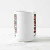 18写真コラージュ南誕生日ギフト コーヒーマグカップ (中央)