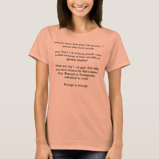 18分ごとに1人で… Tシャツ