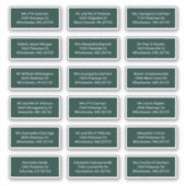 18受信者の名前結婚の郵送住所 シール (正面)