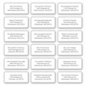 18受取人の名前の出荷住所 シール (正面)