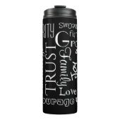 18名パーソナライズされた前または言葉最高の希望 タンブラー (正面)