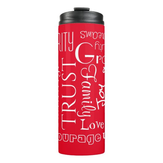 18名パーソナライズされた前または言葉最高の希望 タンブラー (正面)