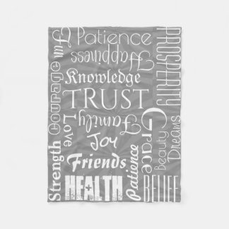 18名パーソナライズされた又は単語が希望最高のするフリース フリースブランケット