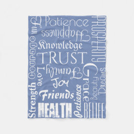 18名パーソナライズされた又は単語が希望最高のするフリース フリースブランケット