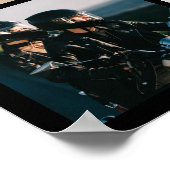 18周年記念写真コラージュ年を永遠に ポスター (角)