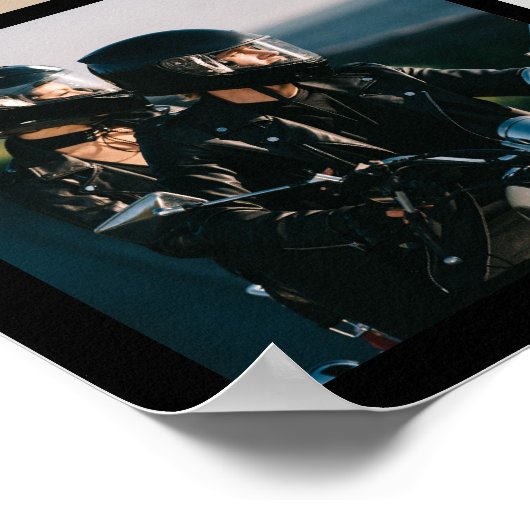 18周年記念写真コラージュ年を永遠に ポスター (角)