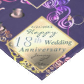 18周年記念磁器猫アイブルーセンター テーブルクロス