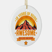 18年 – 素晴らし誕生日 セラミックオーナメント (右)