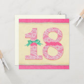 18日-誕生日がカードファッションを希望 カード (正面/裏面インサイチュ)