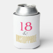 18月18日と止められない魅力デザイン 缶クーラー (缶正面)