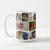 18枚の写真をカスタマイズできるオリジナルグッズ コーヒーマグカップ (左)
